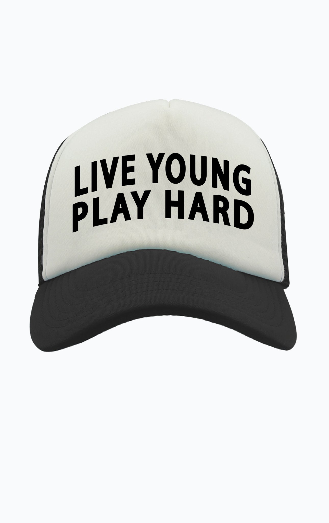 LIVE YOUNG PLAY HARD BLACK