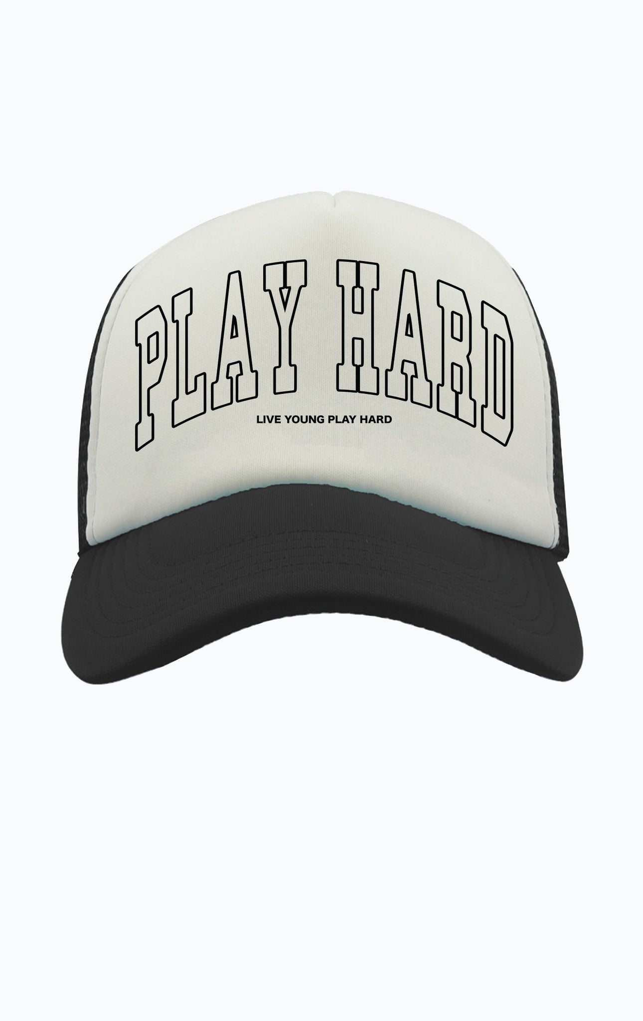 PLAY HARD CAP WHITE