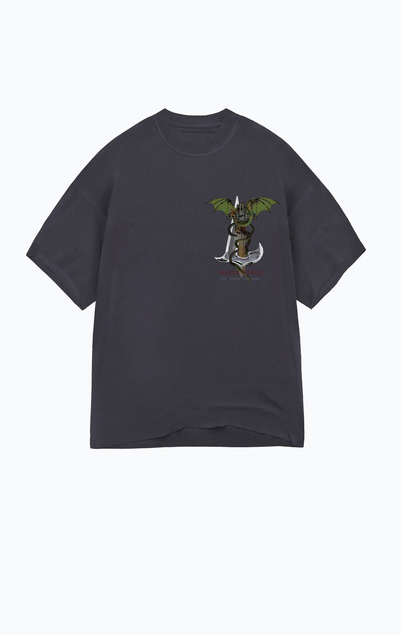 COBRA T-SHIRT WASHED BLACK