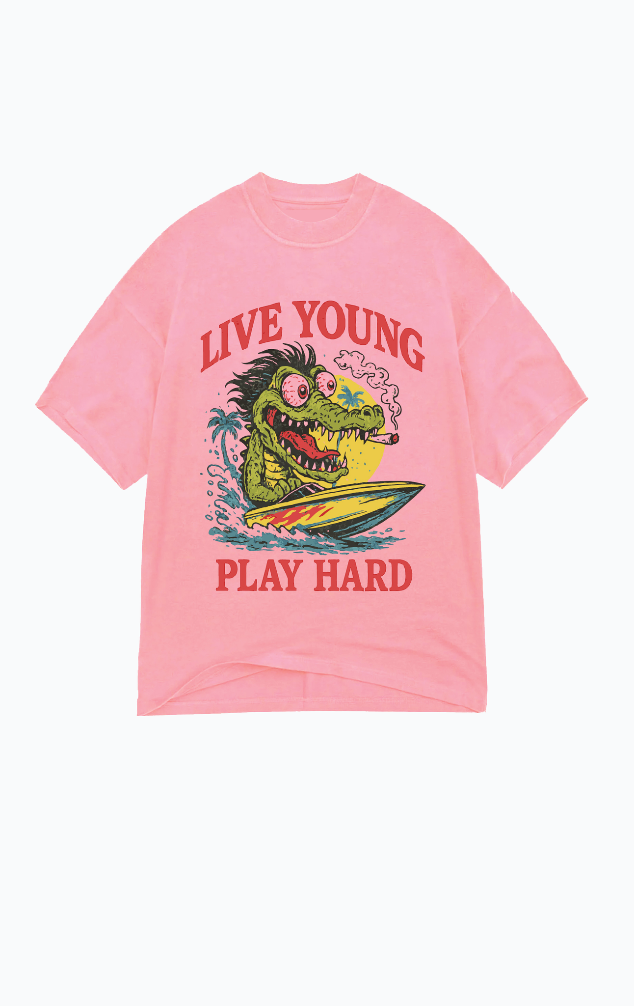 CROC T-SHIRT PINK