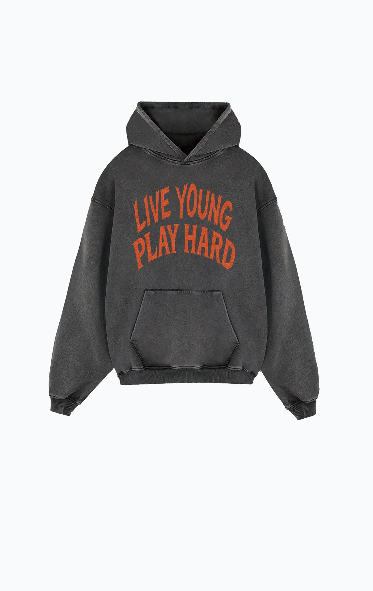 MONSTER HOODY WASHED BLACK