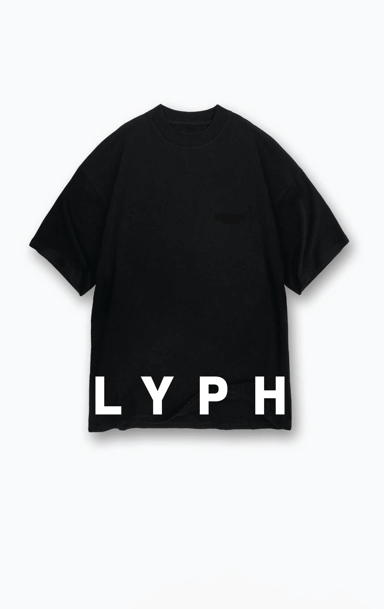 LYPH X PEAS T-SHIRT BLACK