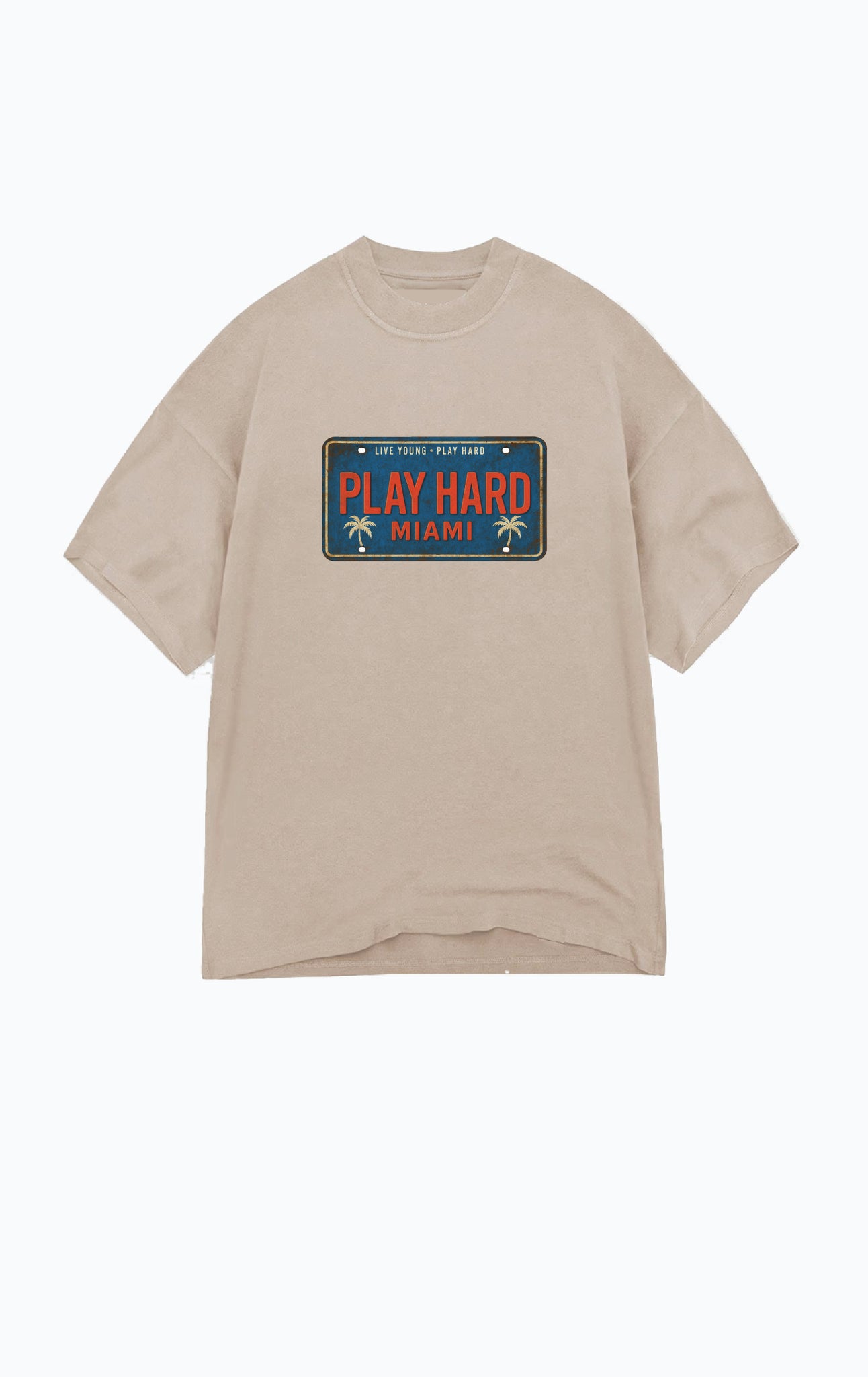 PLATE T-SHIRT SAND