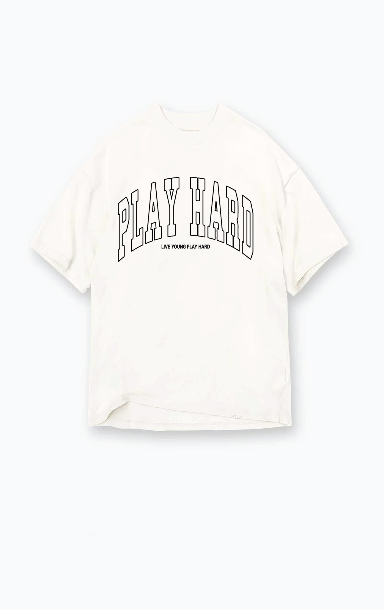 PLAY HARD T-SHIRT WHITE