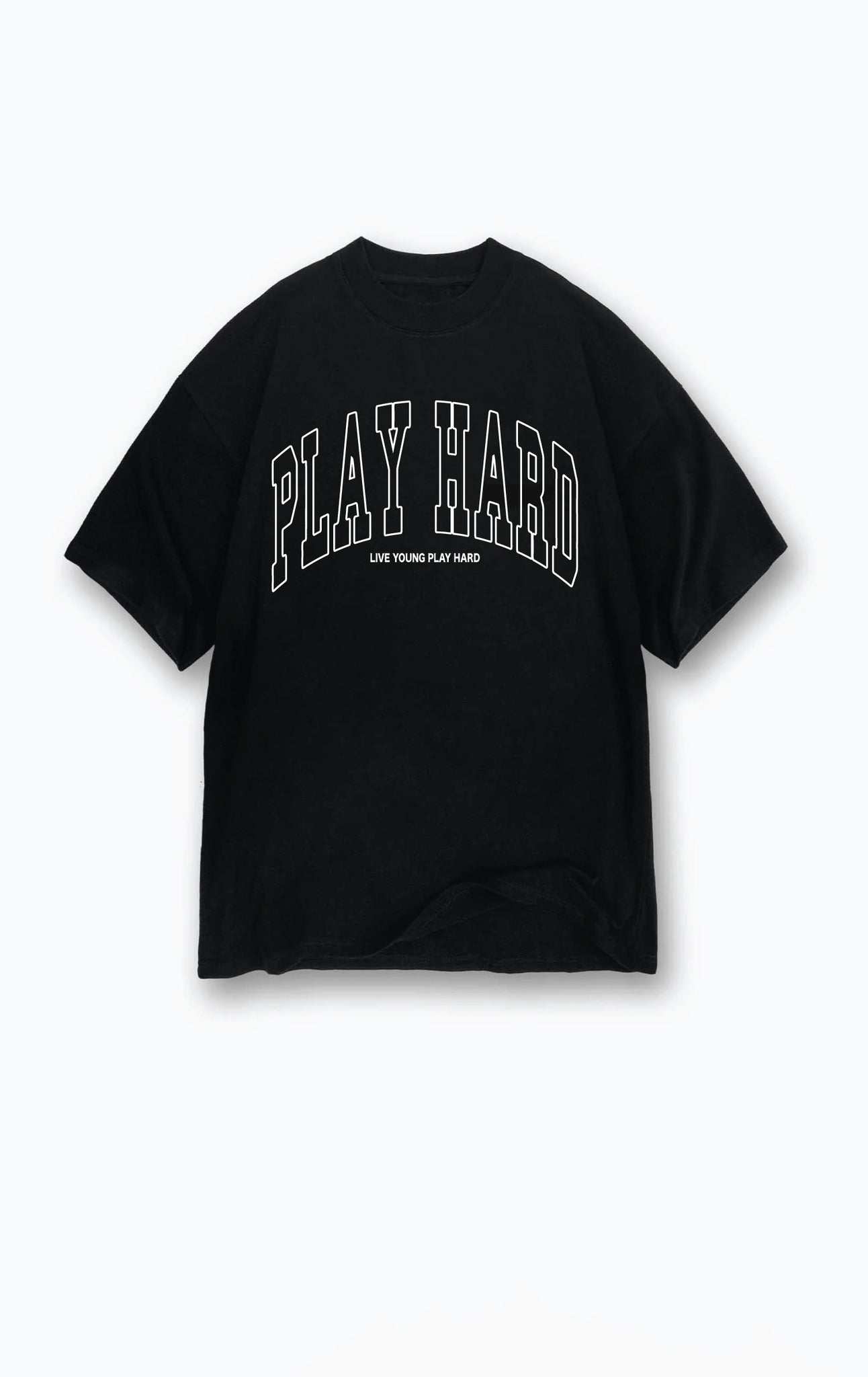 PLAY HARD T-SHIRT BLACK