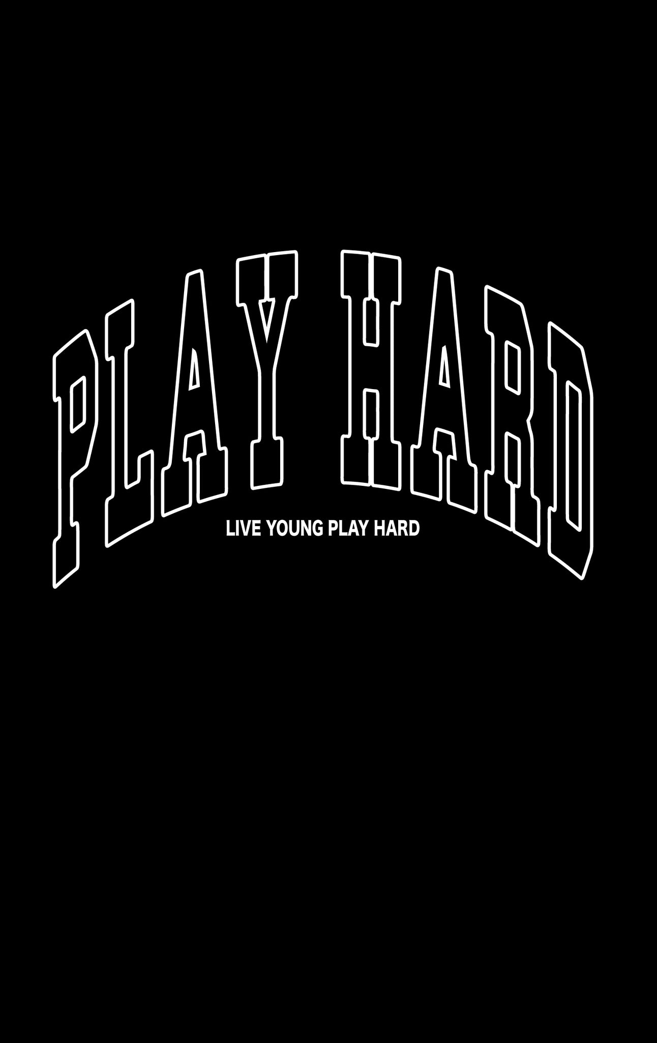 PLAY HARD PANTS BLACK