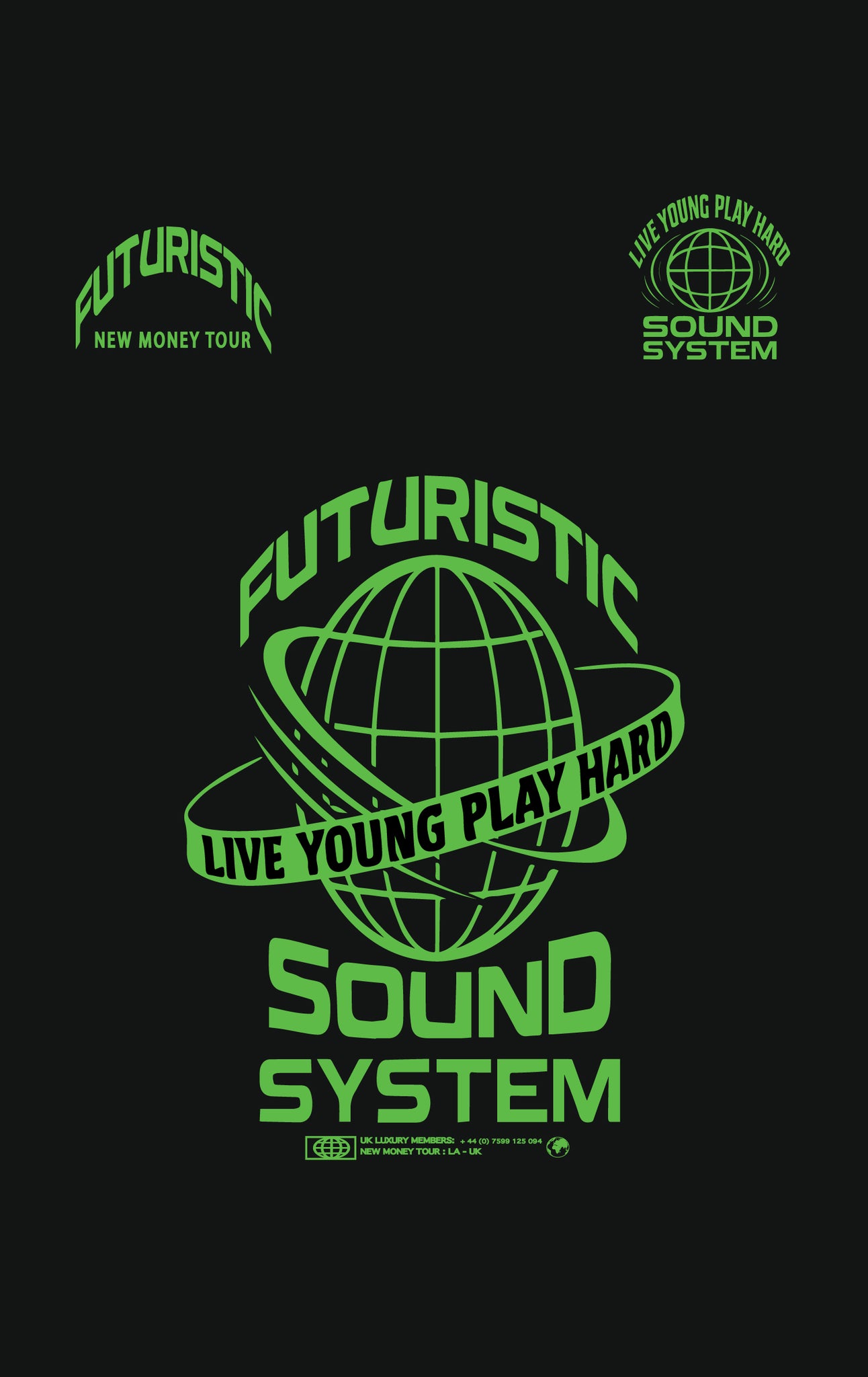 FUTURE HOODY BLACK