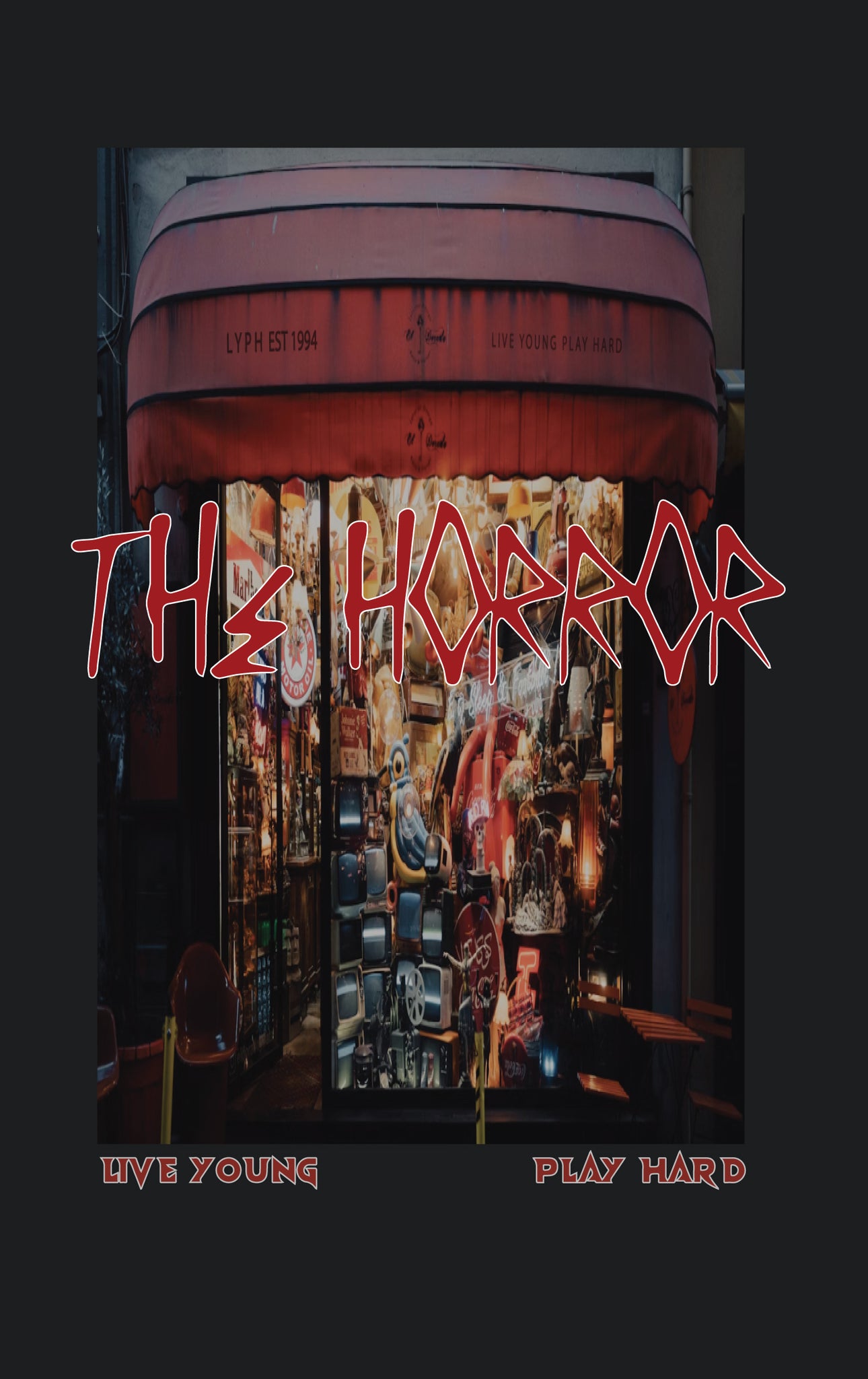 HORROR T-SHIRT BLACK